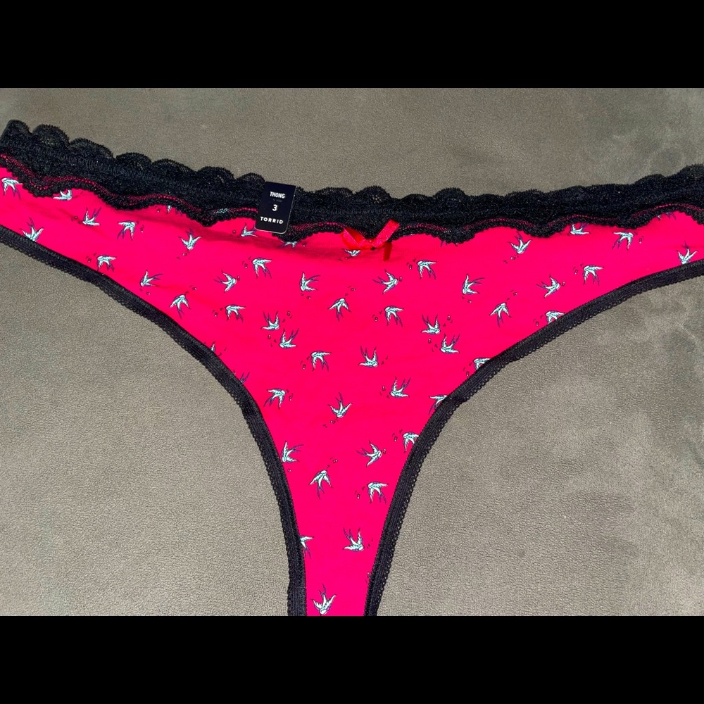 Cotton thong